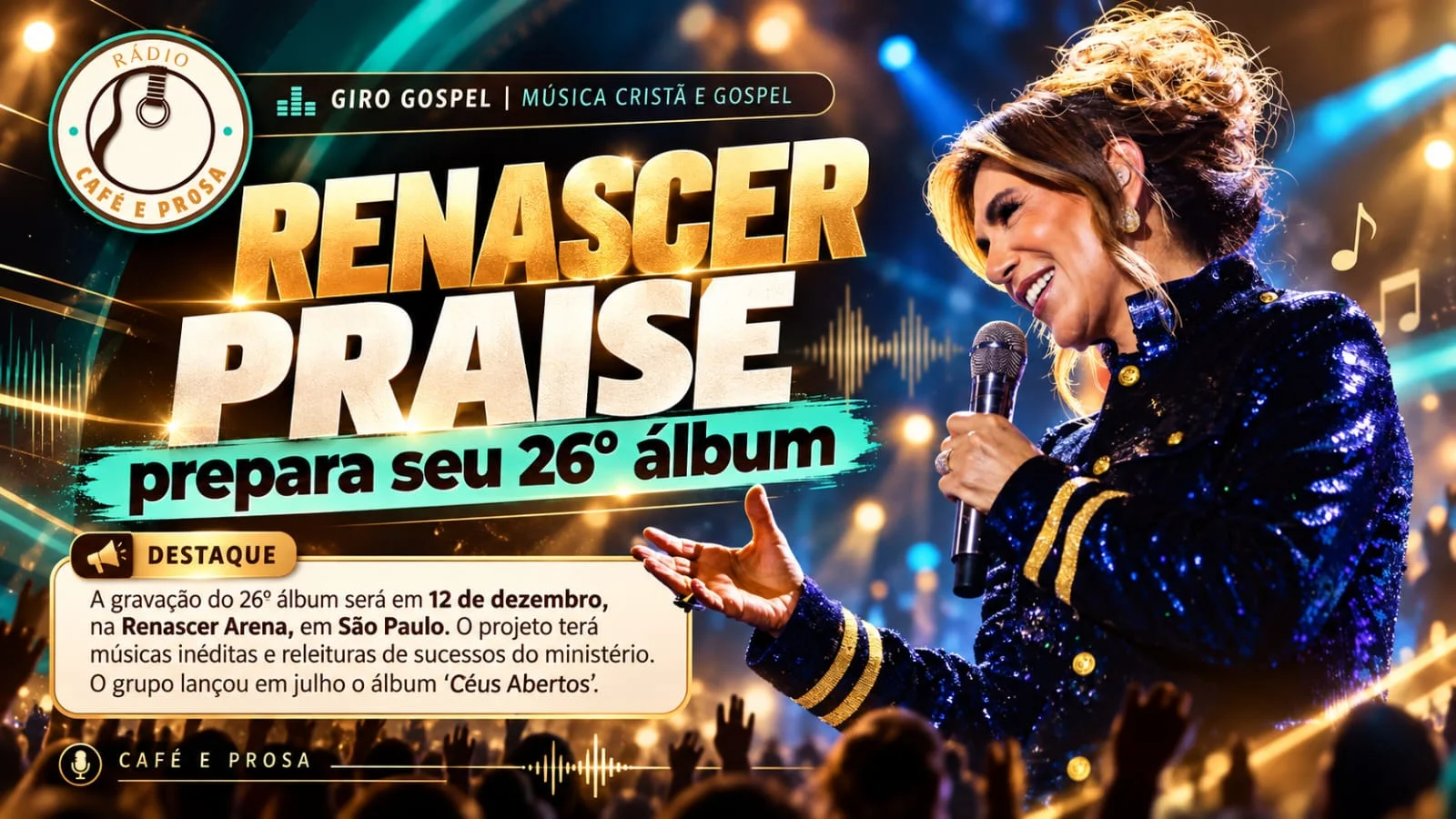 Novidade da música CRISTÃ e GOSPEL 13/10/2026