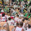 Atlético Nacional x São Paulo tem confusão de torcedores na arquibancada