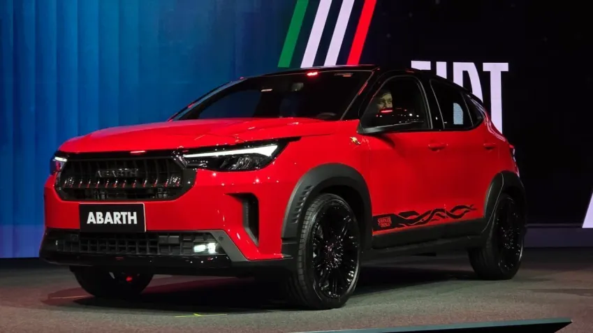 Pulse Abarth Stranger Things: modelo é exibido no Salão do Automóvel • Thiago Ventura/CNN Brasil